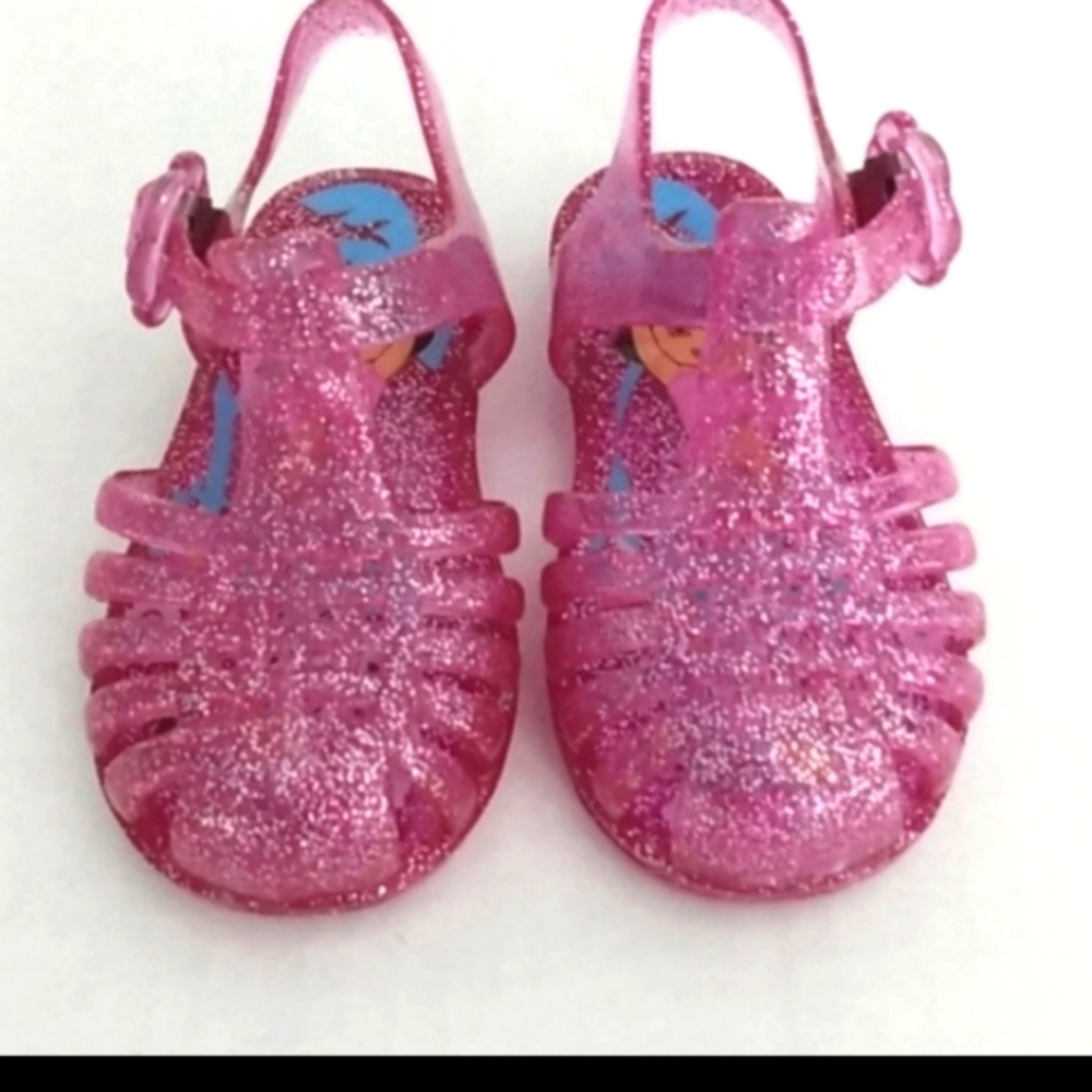 Baby Girl's Jelly Sandles Pink Summer Shoes Dora